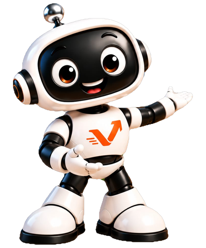Der vaiacon-Roboter heisst Sie willkommen